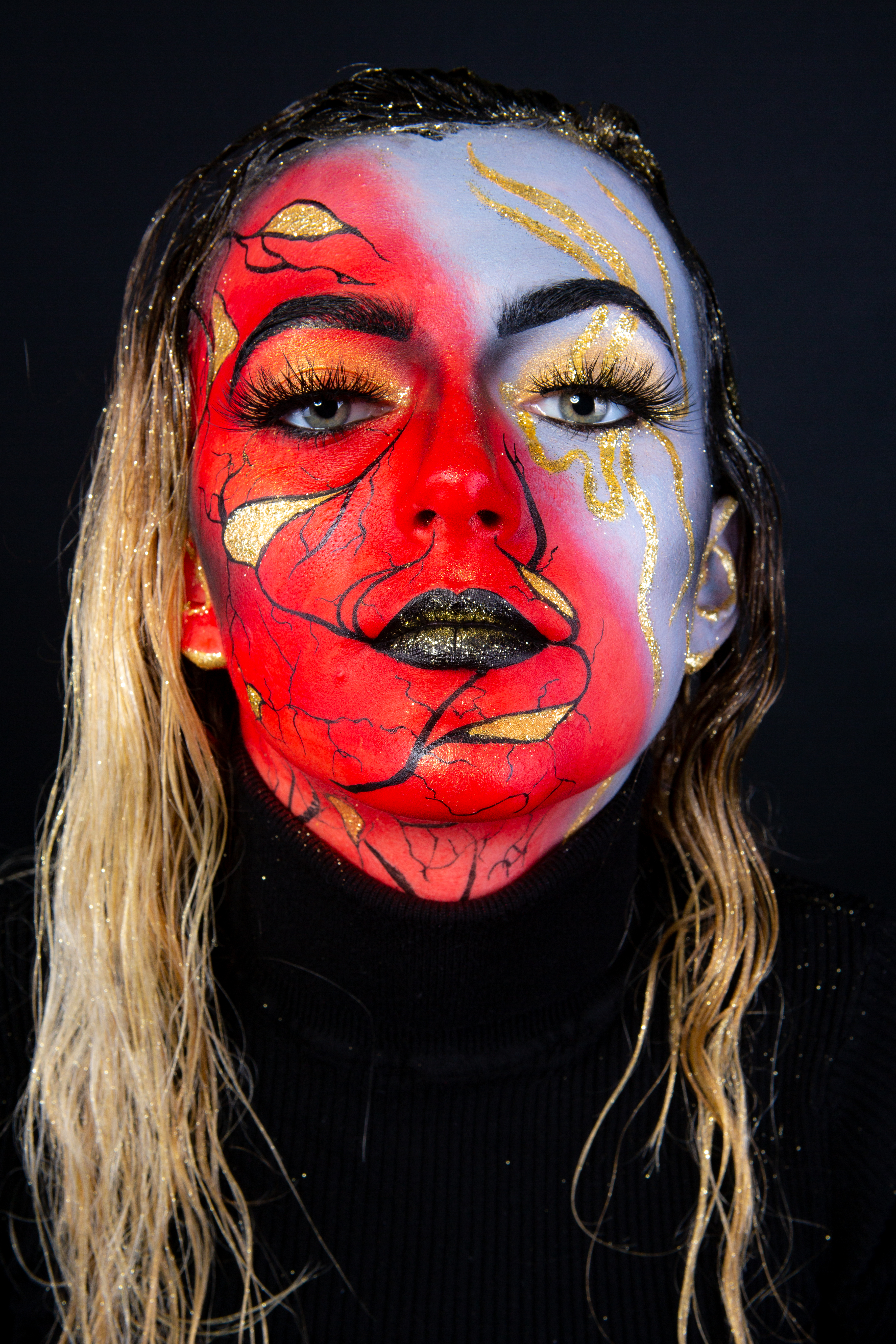 Maquillage artistique et modèle par Natasha GARNIER-FROSSARD, photo Vladimir TANKOVITCH