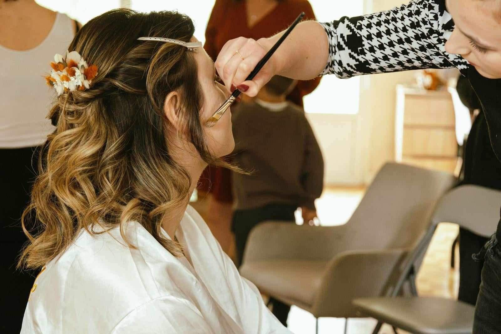 Maquillage mariage, photo Maephotographie